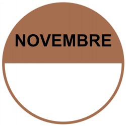 Autocollant novembre