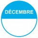 Autocollant décembre