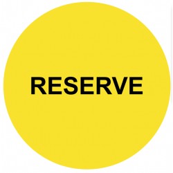 Etiquette pastille réserve
