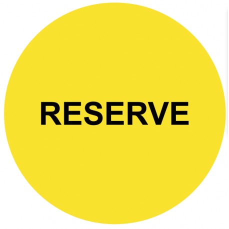 Etiquette pastille réserve