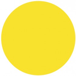 Etiquette pastille jaune