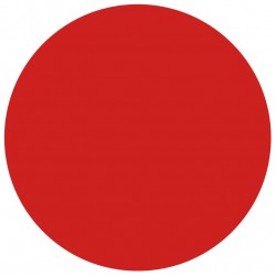 Etiquette pastille rouge