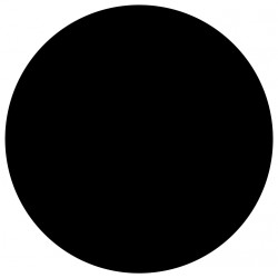 Etiquette pastille noir