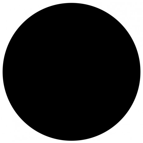 Etiquette pastille noir