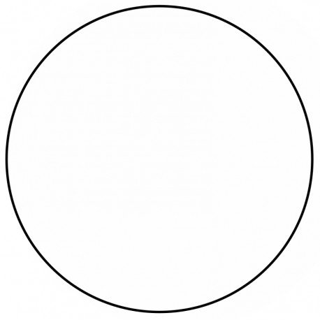 Etiquette pastille blanc