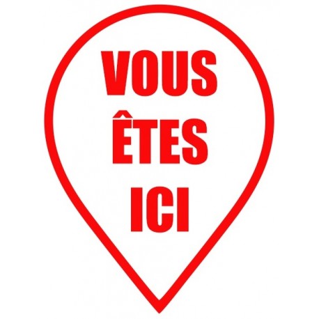 Gommette vous êtes ici Gommette vous êtes ici