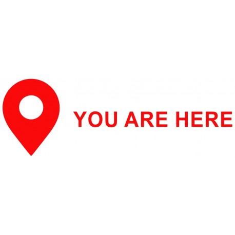 Adhésif you are here