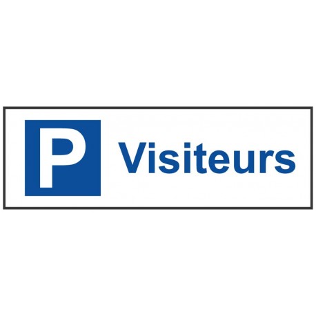 Panneau parking visiteurs