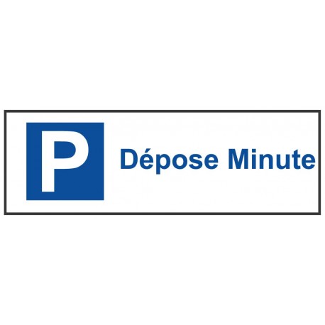 Panneau dépose minute