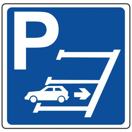 Panneau parking marche arrière