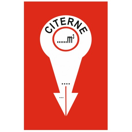 Panneau point d'eau Citerne