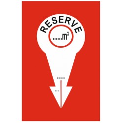 Panneau point d'eau Réserve