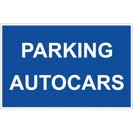 Panneau parking autocars