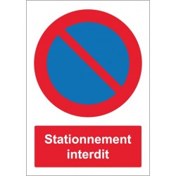 Panneau stationnement interdit picto