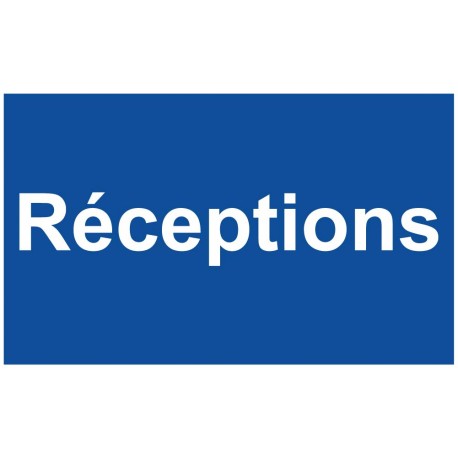 Panneau parking réceptions