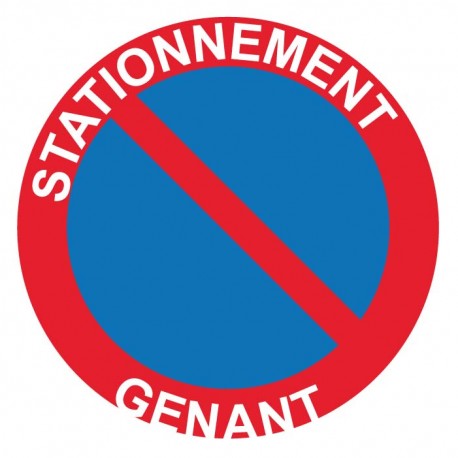 Panneau emplacement génant