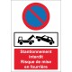 Panneau parking mise en fourrière