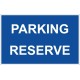 Panneau parking réservé picto