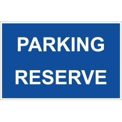 Panneau parking réservé picto