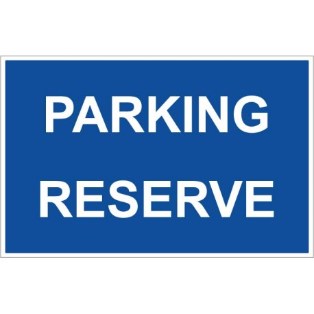 Panneau parking réservé picto