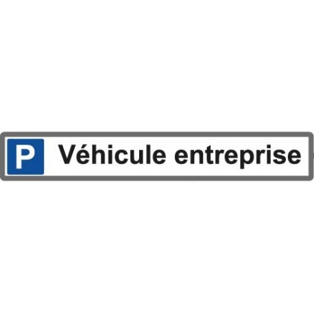 Panneau parking véhicule entreprise