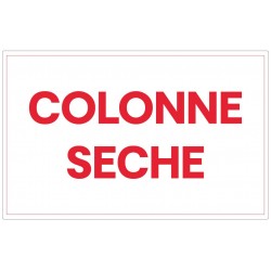 Panneau colonne séche