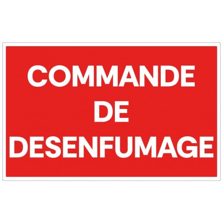 Panneau commande de désenfumage