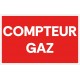 Panneau compteur gaz