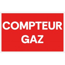 Panneau compteur gaz