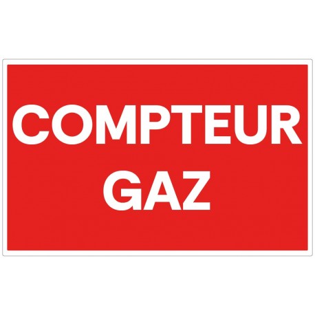 Panneau compteur gaz