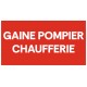 Panneau gaine pompier chaufferie