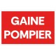 Panneau gaine pompier