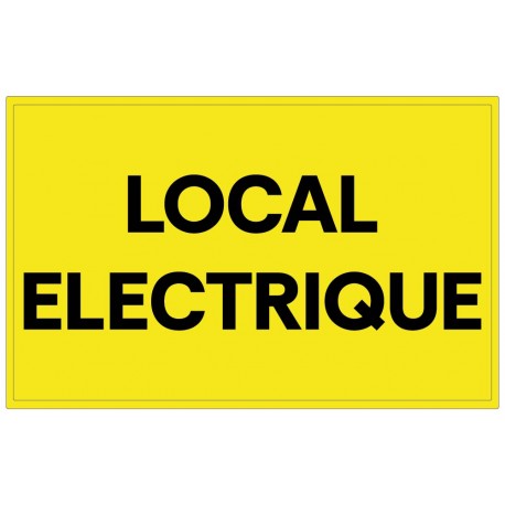 Panneau local électrique