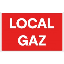 Panneau local gaz