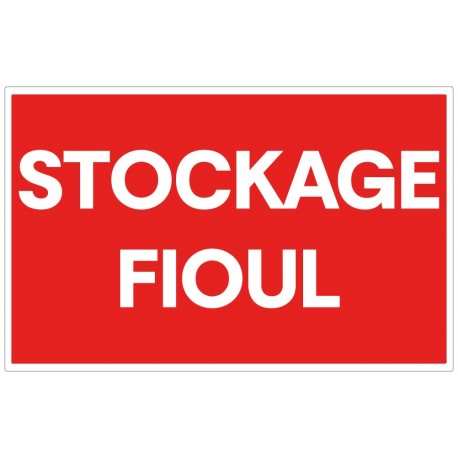 Panneau stockage fioul