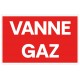 Panneau vanne gaz