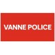 Panneau vanne police