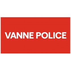 Panneau vanne police