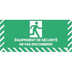 Marquage sol issue de secours