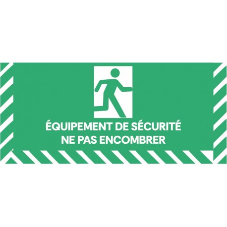 Marquage sol issue de secours