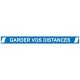 Marquage sol garder vos distances