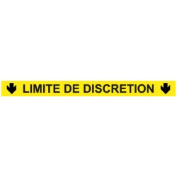 Marquage sol limite de discretion