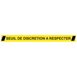 Marquage sol seuil a respecter
