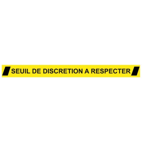 Marquage sol seuil a respecter