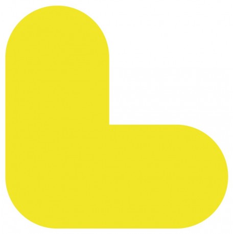 Adhésif marquage sol forme coin