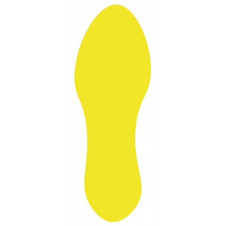 Adhésif marquage sol forme pas gauche