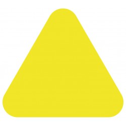 Adhésif marquage sol forme triangle