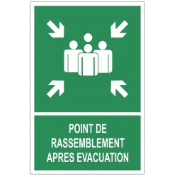 Panneau point de rassemblement (REFAB1783)