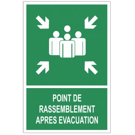 Panneau point de rassemblement (REFAB1783)