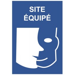 Panneau déficience Mentale handicap site équipé